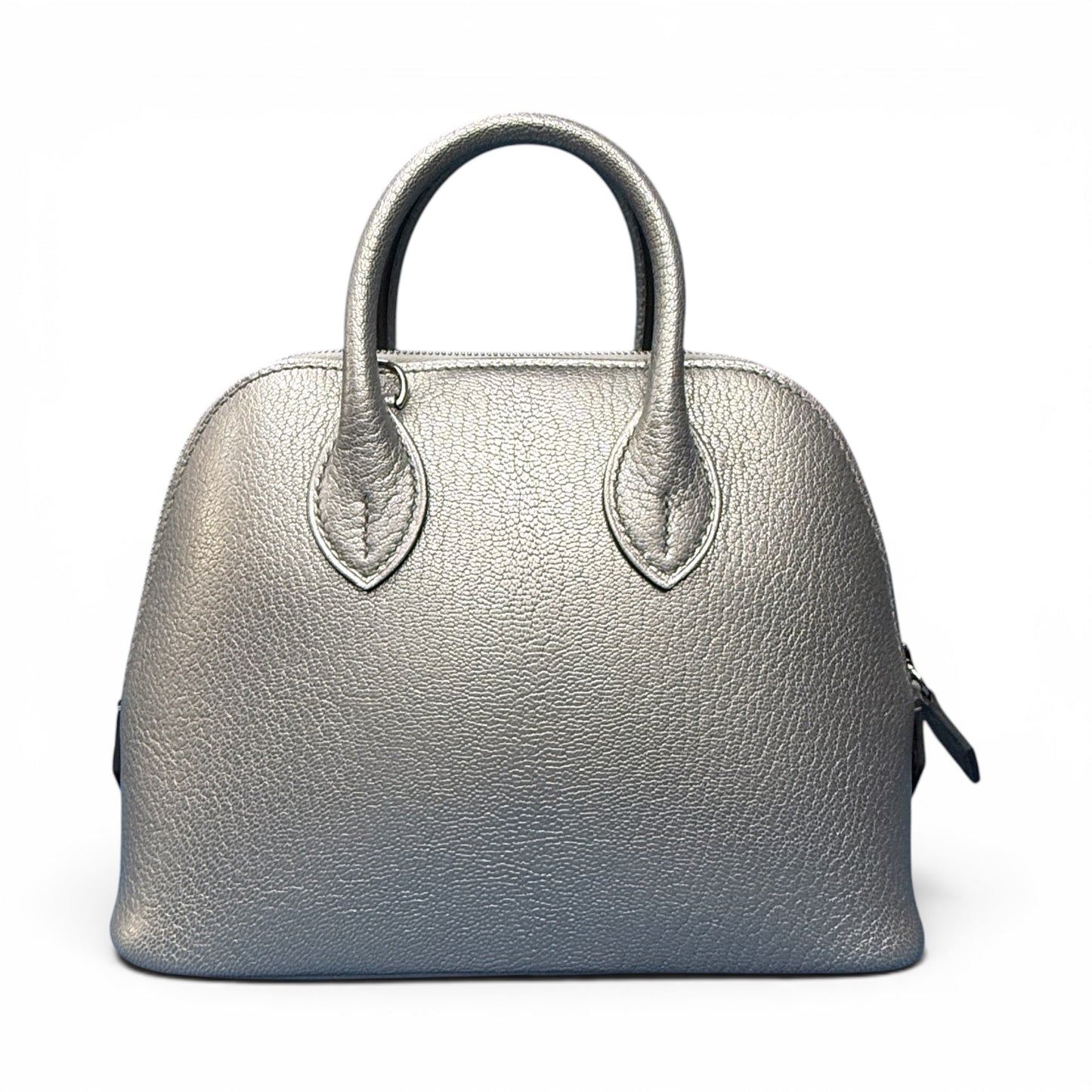 HERMES Mini Bolide 1923 Metallic Chevre Bag Size ONE SIZE
