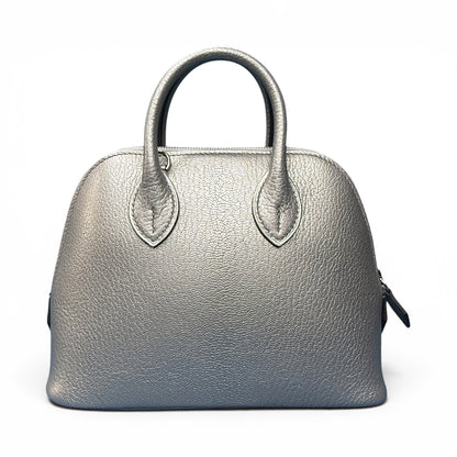 HERMES Mini Bolide 1923 Metallic Chevre Bag Size ONE SIZE