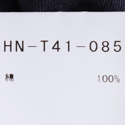 YOHJI YAMAMOTO BLACK SCANDAL Message Gray Navy T-Shirt Size 3