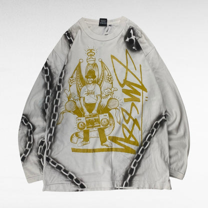 Stussy x RAN DMC Long Sleeve T-Shirt White Size M