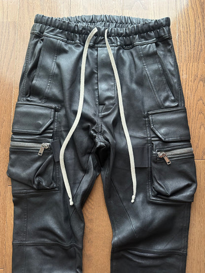 rick owens AW21 Lamb Skin Stretch Mastodon Cargo Pants