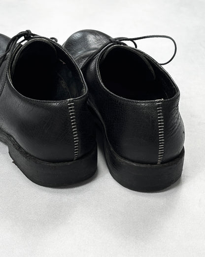 10sei0otto Cracked Leather Derby Shoes Size 10