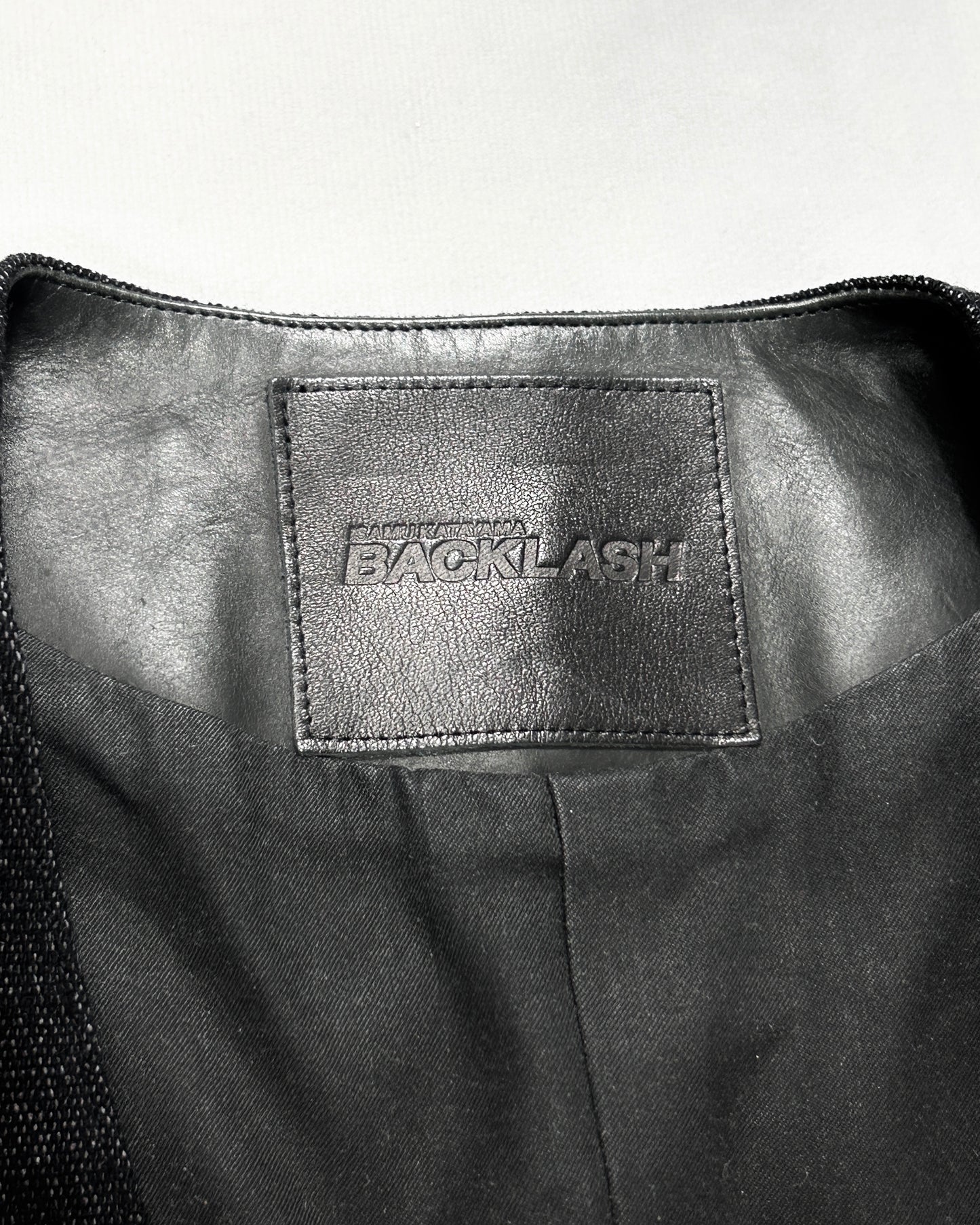 Isamu Katayama Backlash Black L/W 5B Trimmed Vest Size M