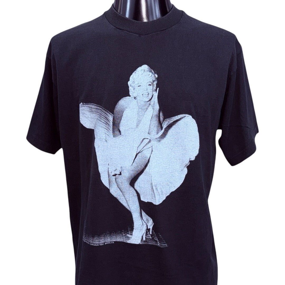 MARILYN MONROE 90s "SEVEN YEAR ITCH" Faded Black Size L