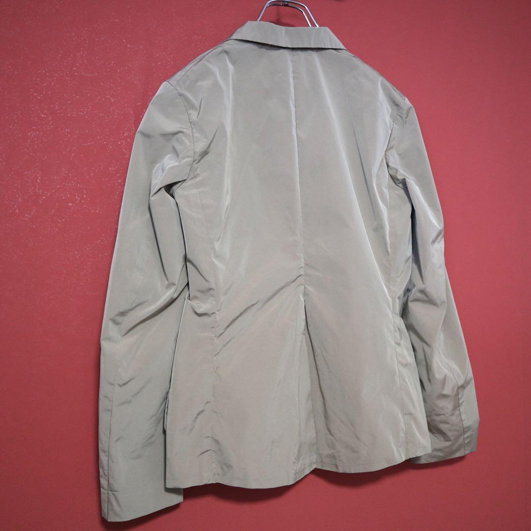 Jil Sander Beige Glossy Polyester Nylon Tailored Size 42