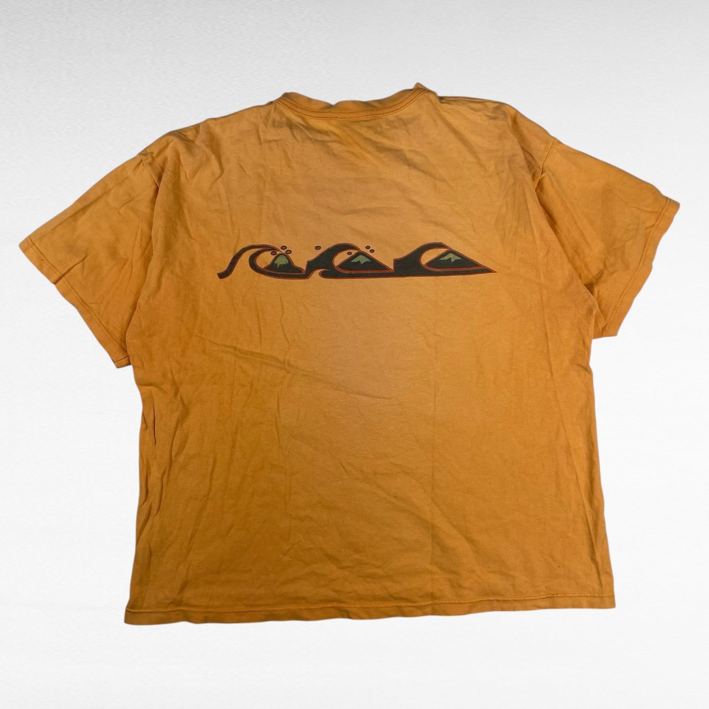 Quiksilver Short Sleeve T-Shirt Yellow Size M