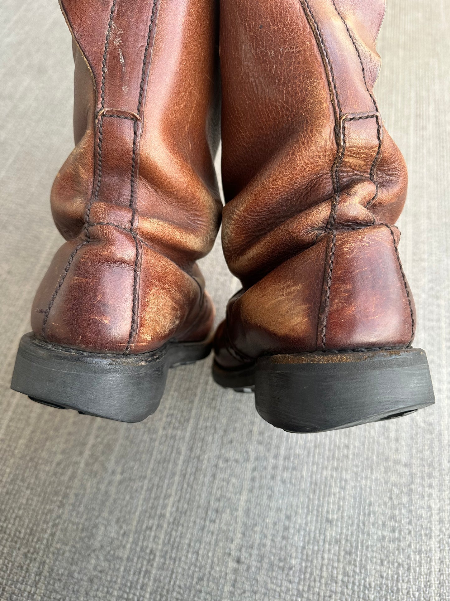 Dirk Bikkembergs Brown Aging Engineer Boots Size 37