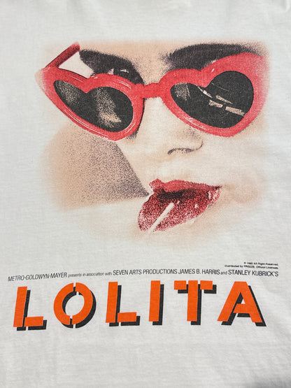 LOLITA 1985 Stanley Kubrick T-Shirt White Size ONE SIZE