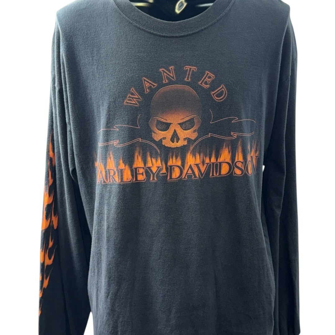 Harley Davidson Vintage Long Sleeve T-Shirt Size L