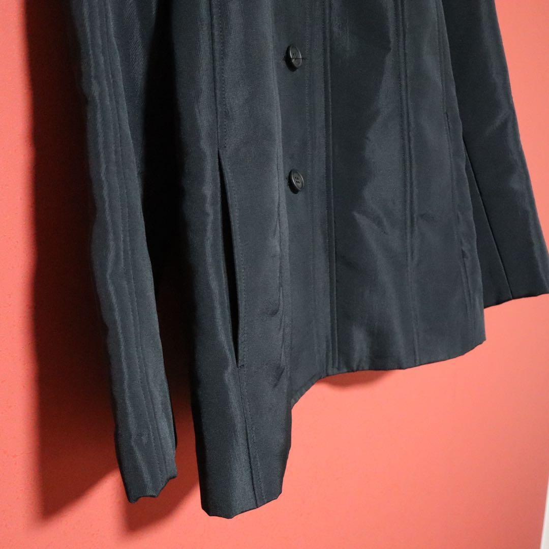 ISSEY MIYAKE 01AW Panel No Collar Jacket Black Size 2