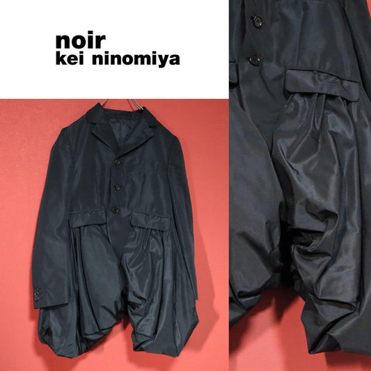 Noir Kei Ninomiya 21AW Asymmetrical Design Down Coat Size XS