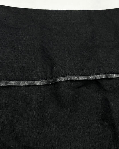 Isamu Katayama Backlash Cowhide Seam Linen Tee Size L