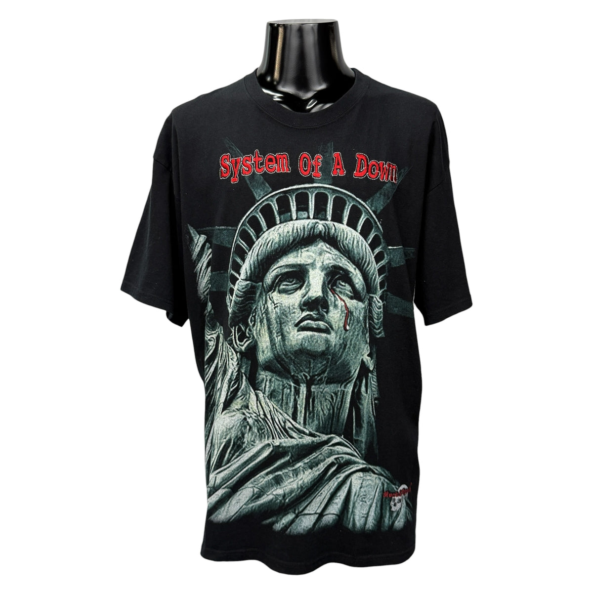 SYSTEM OF A DOWN Y2K "STATUE OF LIBERTY" Band T-Shirt Size XL