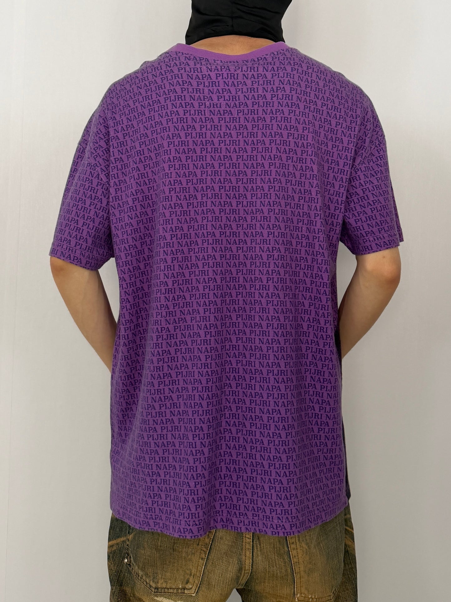 Martine Rose x Napapijri Purple Cotton T-Shirt Size M