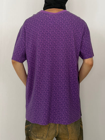 Martine Rose x Napapijri Purple Cotton T-Shirt Size M