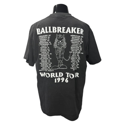 AC/DC 96 BALLBREAKER WORLD TOUR T-Shirt Size XL