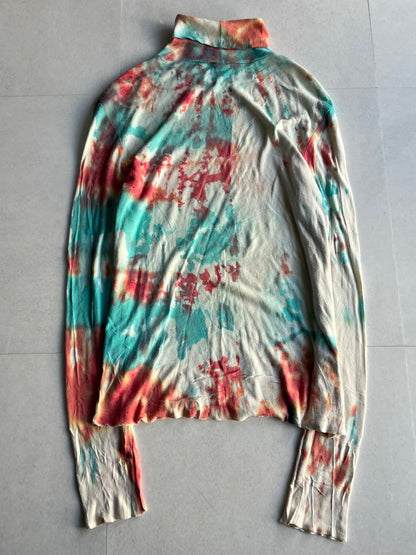 Ralph Lauren Multi Tie-Dye Long Sleeve Shirt Size XL