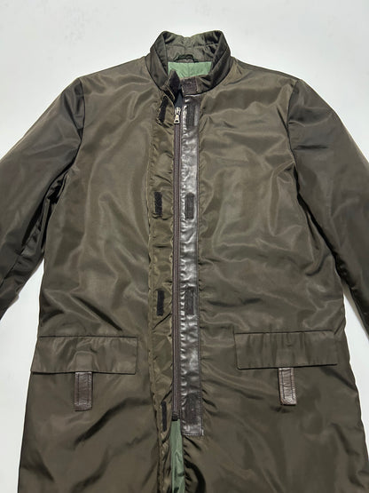 PRADA AW98 Nylon Jacket Dark Olive Size 40
