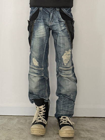 PPFM Blue Denim Pants