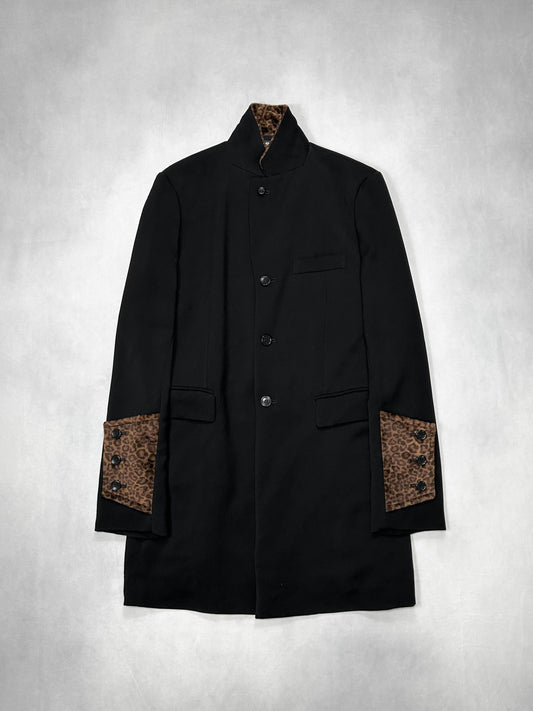 Comme des Garcons Leopard Flap Ester Tailored Jacket Size M