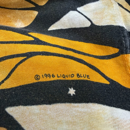 LIQUID BLUE 90s Pinkerton Sun Moon Print T-Shirt Size L