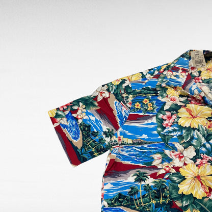 ROYAL CREATIONS Open Collar Shirt Size L