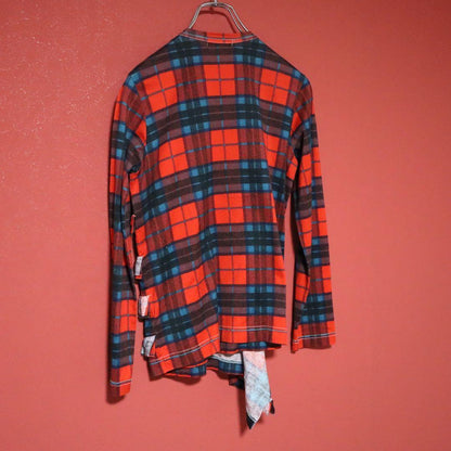Comme des Garcons 20AW Red Asymmetrical Ruffle Long Size S