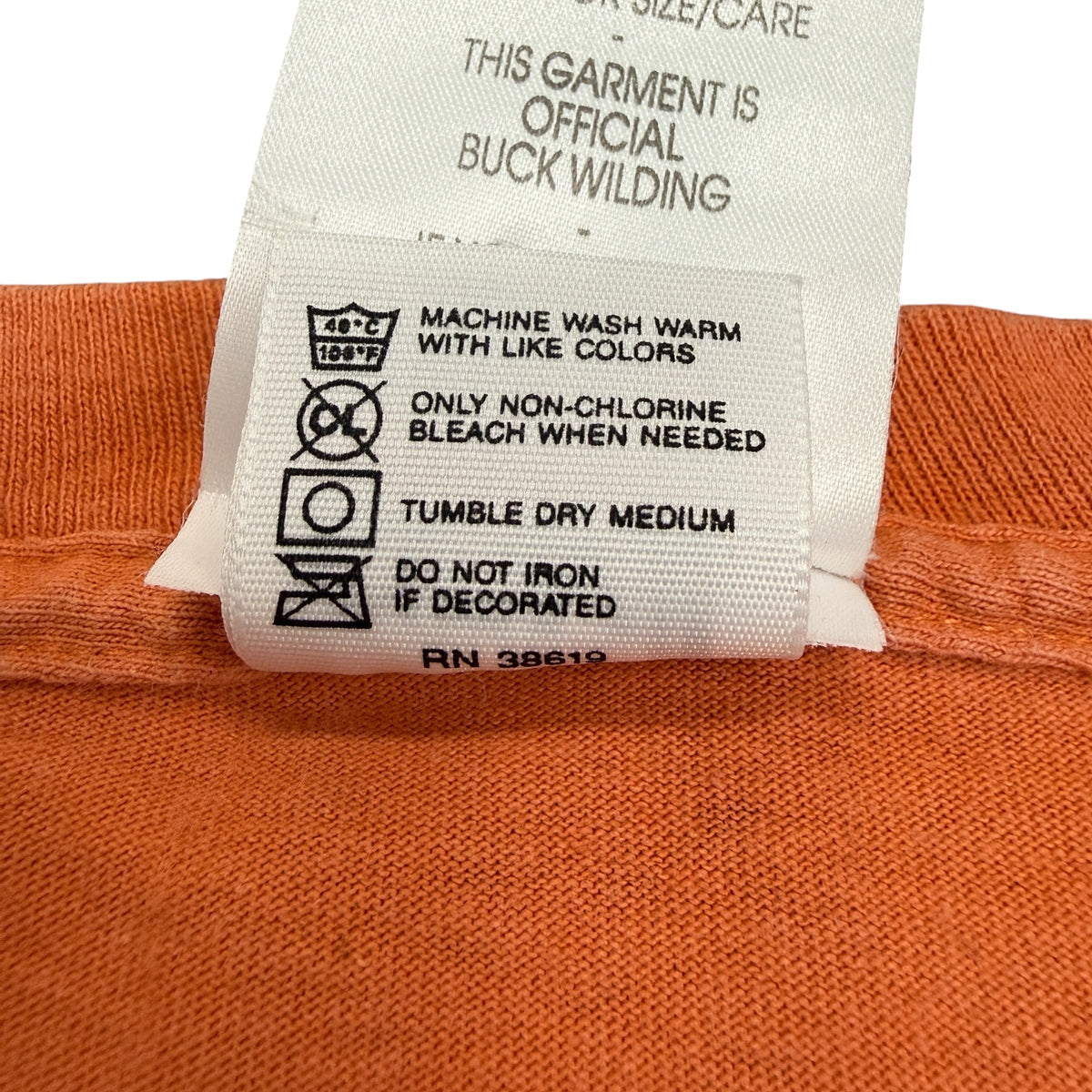 NERVOUS RECORDS 90s For DJ's Only T-Shirt Orange Size XL