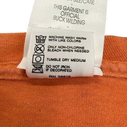 NERVOUS RECORDS 90s For DJ's Only T-Shirt Orange Size XL