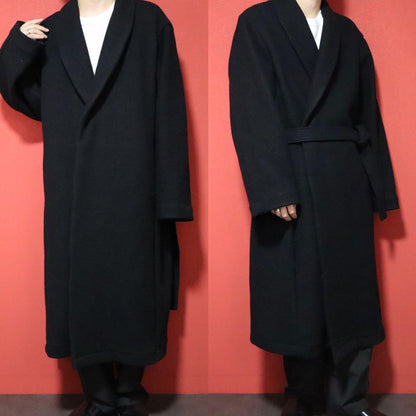Vintage AFTERHOURS Premium Wool Shawl Collar Gown Size F