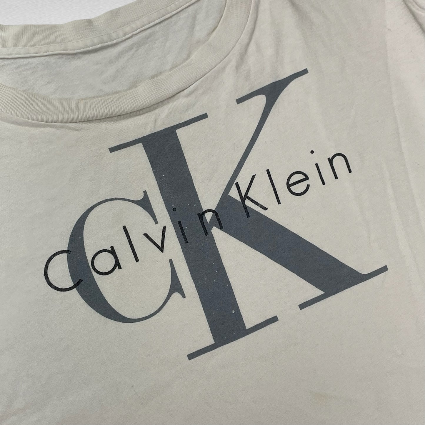 Calvin Klein 90s Short Sleeve T-Shirt White Size M