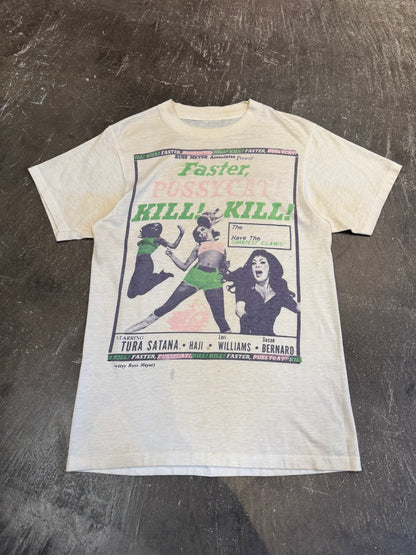 Vintage 80s Faster, PUSSYCAT T-Shirt Size XS