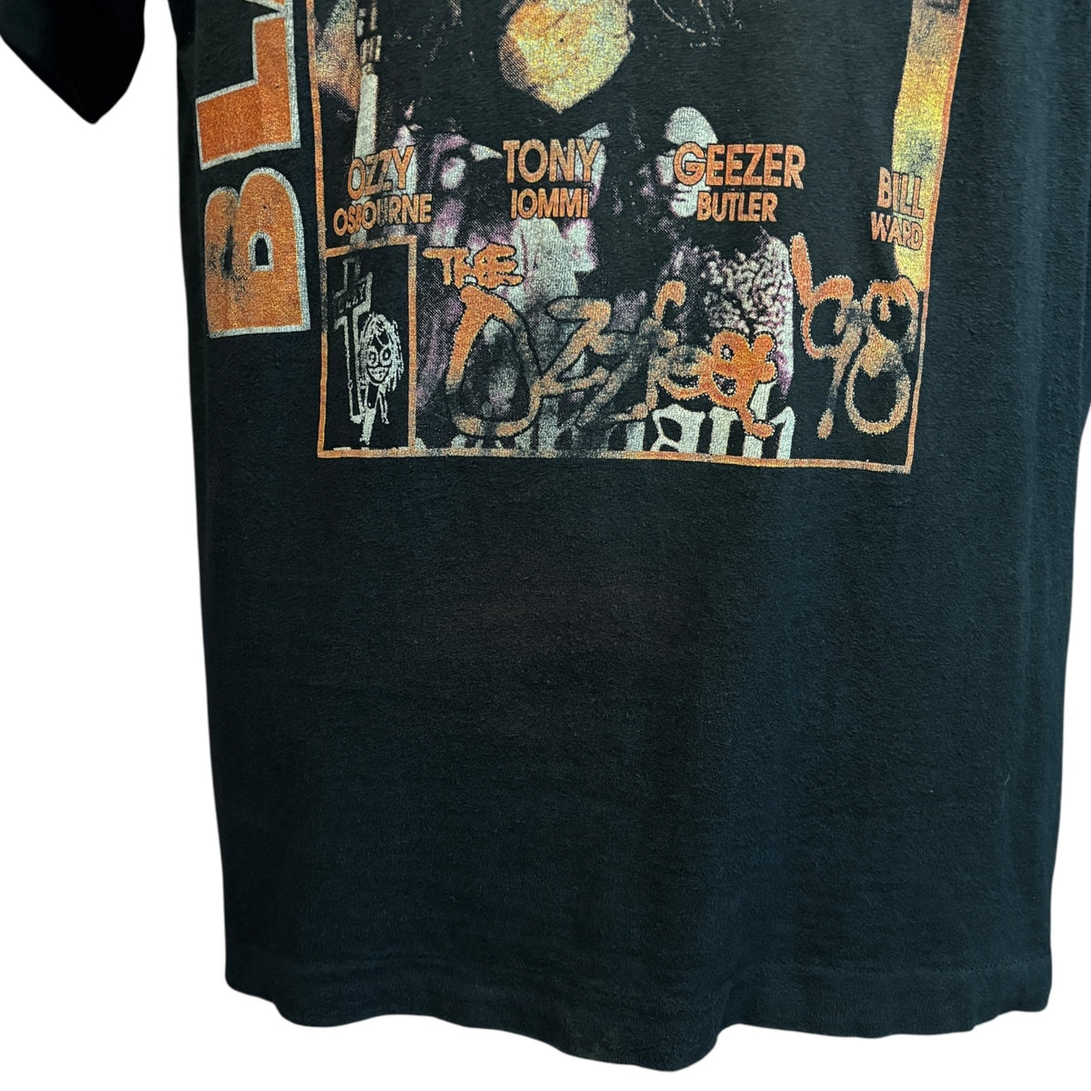 BLACK SABBATH 90s Ozzfest '98 Ozzy Photo T-Shirt Size XL