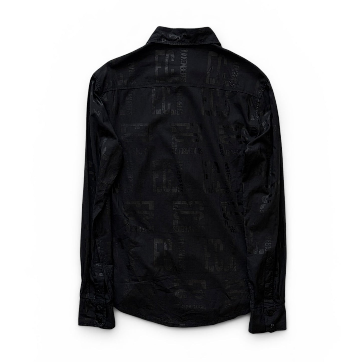 Dirk Bikkembergs Black Long Sleeve Shirt Size S