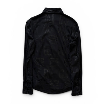 Dirk Bikkembergs Black Long Sleeve Shirt Size S