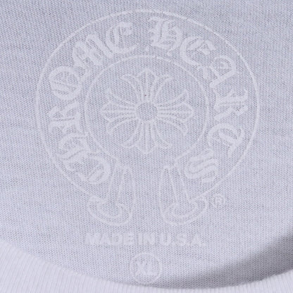 CHROME HEARTS LA Horseshoe Logo Long T-Shirt White Size XL