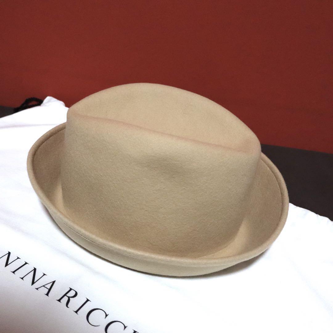 Nina Ricci Beige Wool Hat Size FREE