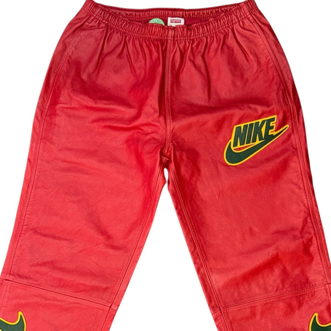 Supreme x AW LEATHER WARM UP PANT 19AW LEATHER WARM UP PANT Size M