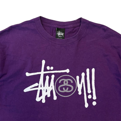 Vintage Stussy Purple T-Shirt Size L