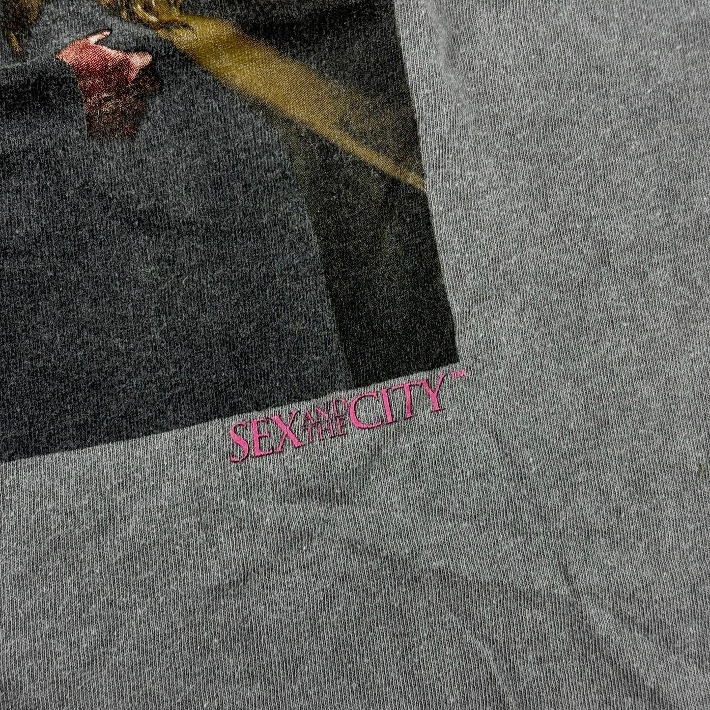 SEX AND THE CITY Graphic T-Shirt Black Size M