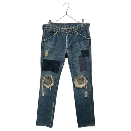 NUMBER (N)INE 03AW "TOUCH ME I'M SICK" Patchwork Denim Pants