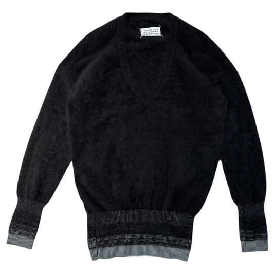 Maison Martin Margiela 11AW V-Neck Sweater Black Size M