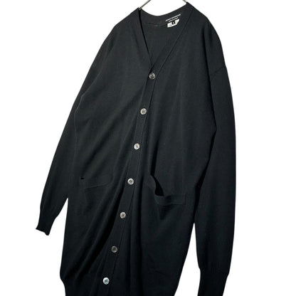 COMME des GARCONS JW 18AW Long Wool Button Cardigan Size M