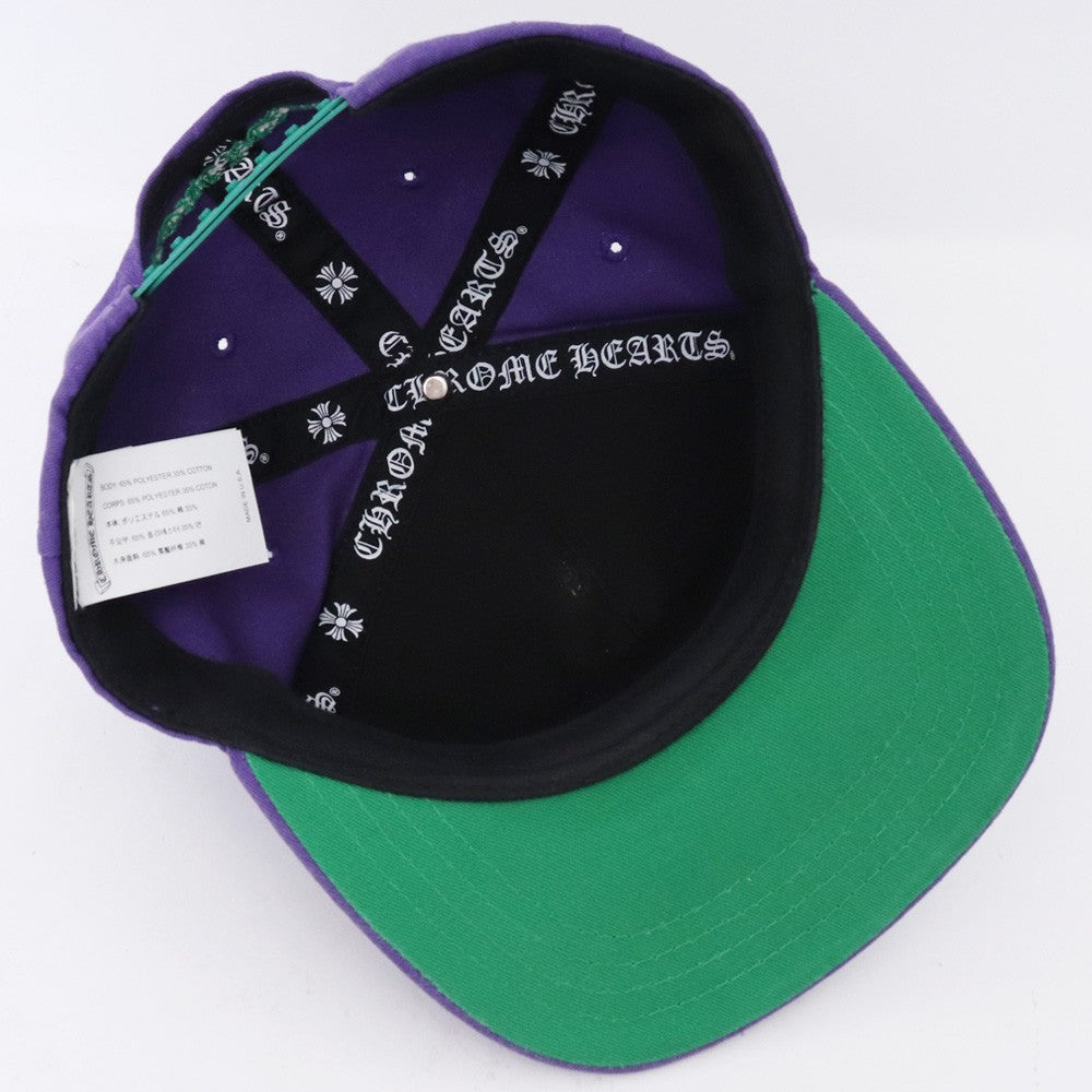 CHROME HEARTS 5-Panel Baseball Cap Purple Size F