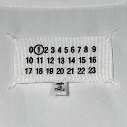 MAISON MARGIELA 19SS Half-Zip Drawstring Dress White Size 38