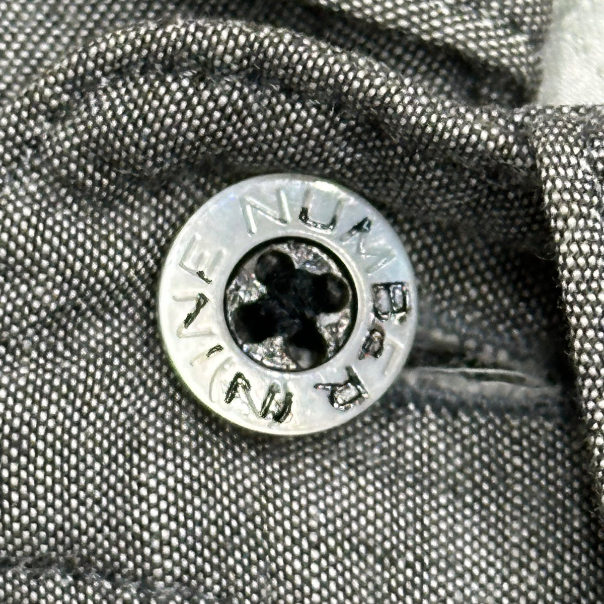 NUMBER (N)INE 01SS Jeff Buckley Skull Shirt Gray Size 3