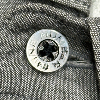 NUMBER (N)INE 01SS Jeff Buckley Skull Shirt Gray Size 3