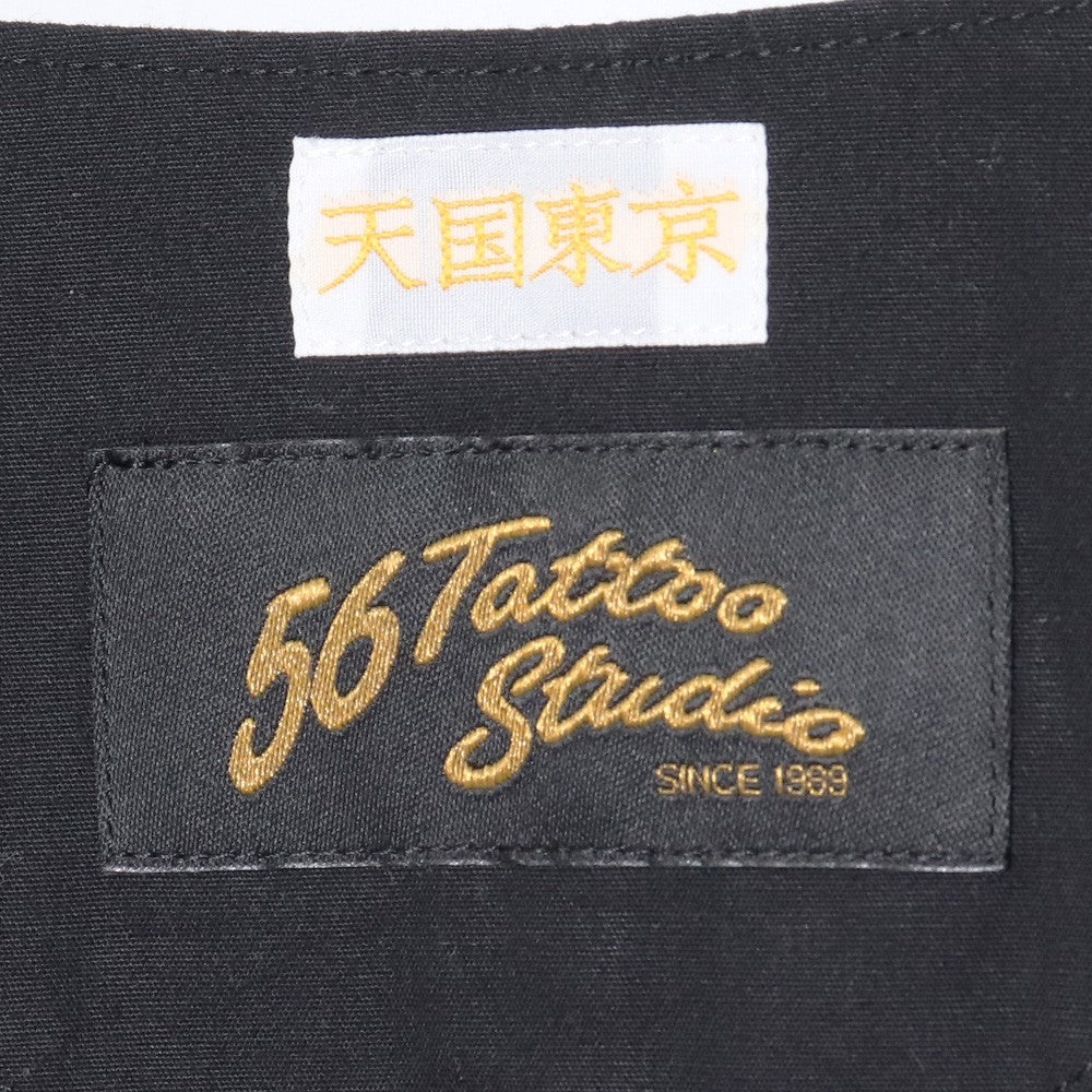 WACKO MARIA × 56 TATTOO STUDIO Dabo Shirt Black Size S