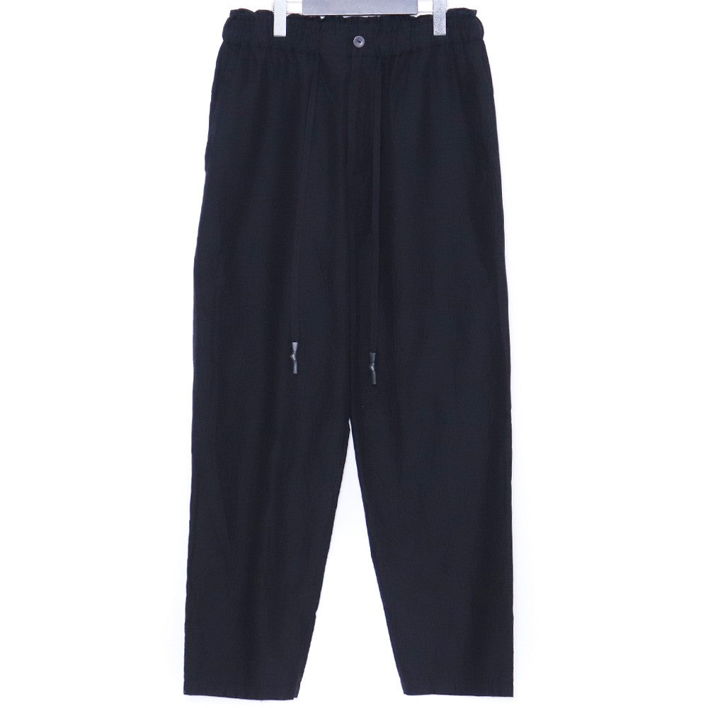 NUDE MASAHIKO MARUYAMA 25SS Easy Pants Black Size 2