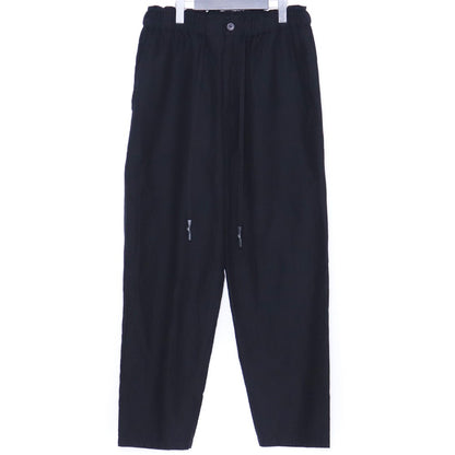 NUDE MASAHIKO MARUYAMA 25SS Easy Pants Black Size 2